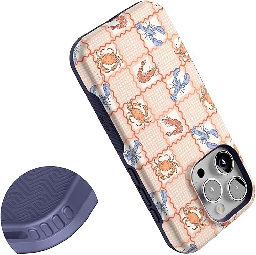 Vista 97 de Casely Funda para iPhone 15 Pro Jardín Secreto Flores mixtas Funda atrevida Compatible con MagSafe y botón de acción Jardín Secreto Floral