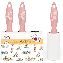 Disney Winnie the Pooh Lint Roller for Pet Hair, 60ct/Roll, Extra Sticky