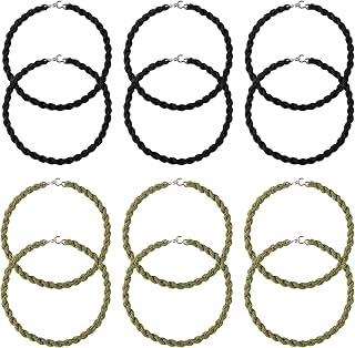 12pcs Elastic Boot Bands Straps Blousers Military Twists Leg Ties Blousing Garters Army with Metal Hooks