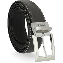 Steve Madden Mens Reversible Mens Dress Casual Every Day Leather Belt