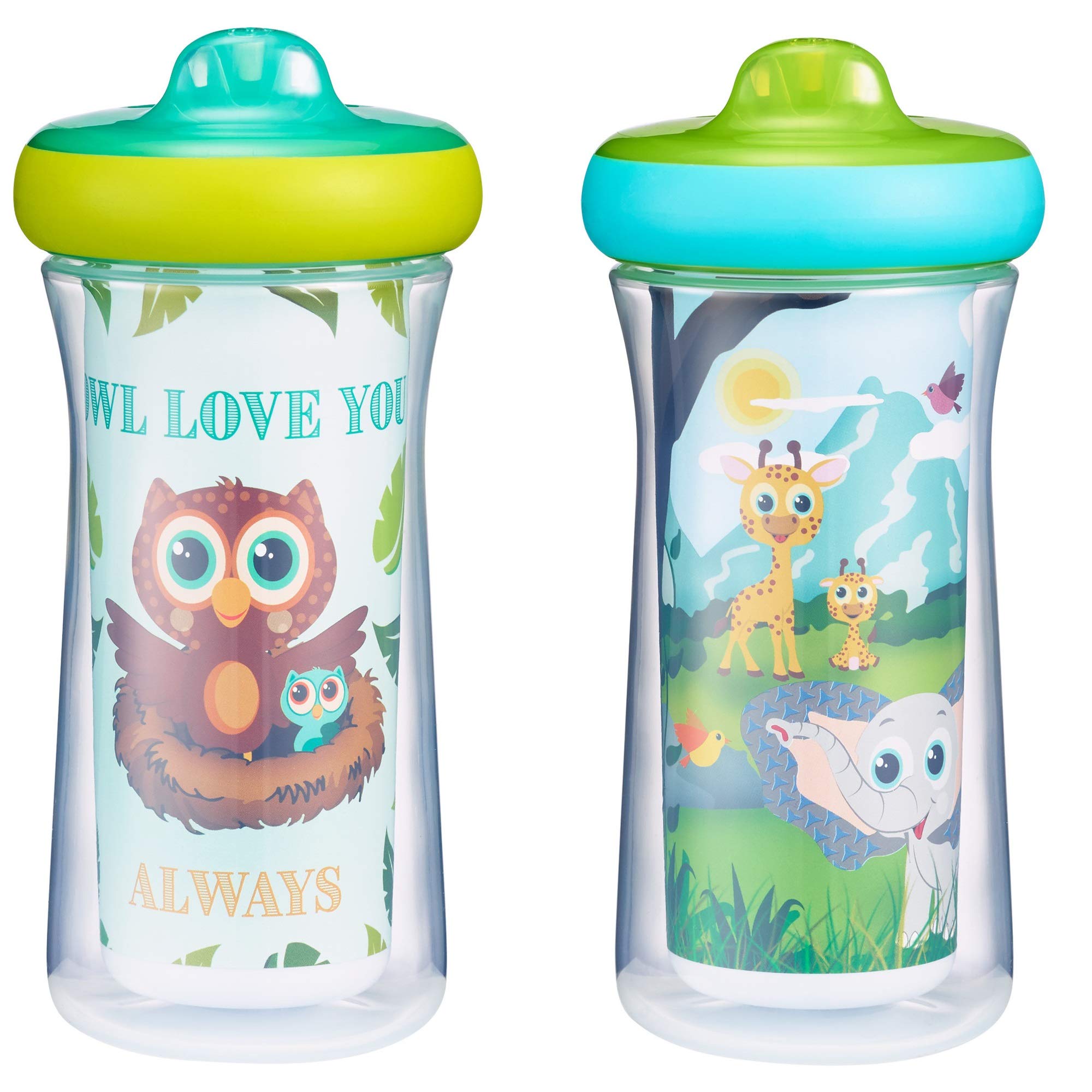 The First Years Insulated Sippy Cups 9 Oz - 2 Pack