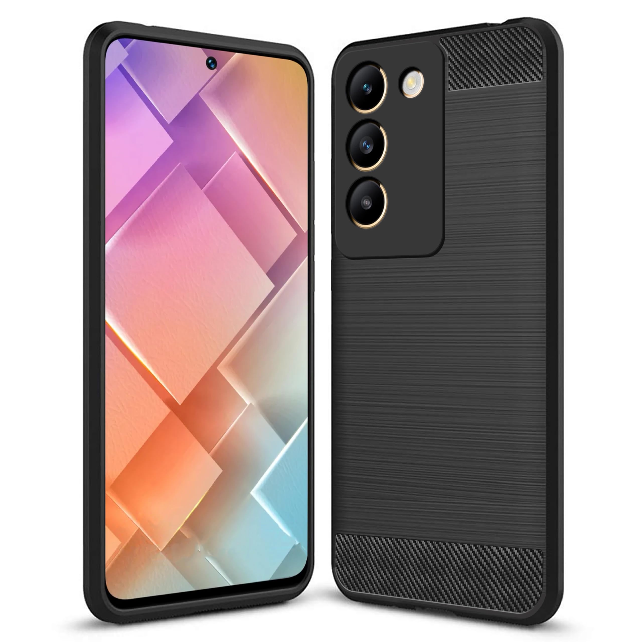 Amazon Brand - Solimo Back Cover for Vivo Y200e 5G (Silicone_Black) (B0CXJ3V6PW) Amazon Price History, Amazon Price Tracker