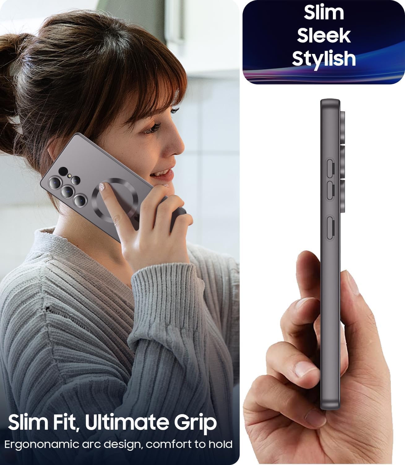 جراب حماية مغناطيسي رفيع ممتص للصدمات من السيليكون المرن بواقي... - view 1