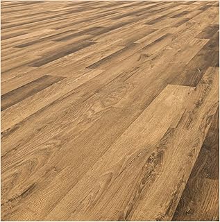 HORI Klick Hartvinylboden Rigid SPC Landhausdiele Holzoptik - Klick-Vinyl mit Trittschalldämmung - schwimmende Verlegung - - 91,4 x 15 x 0,32 cm - 2,466 m² - 18 Dielen