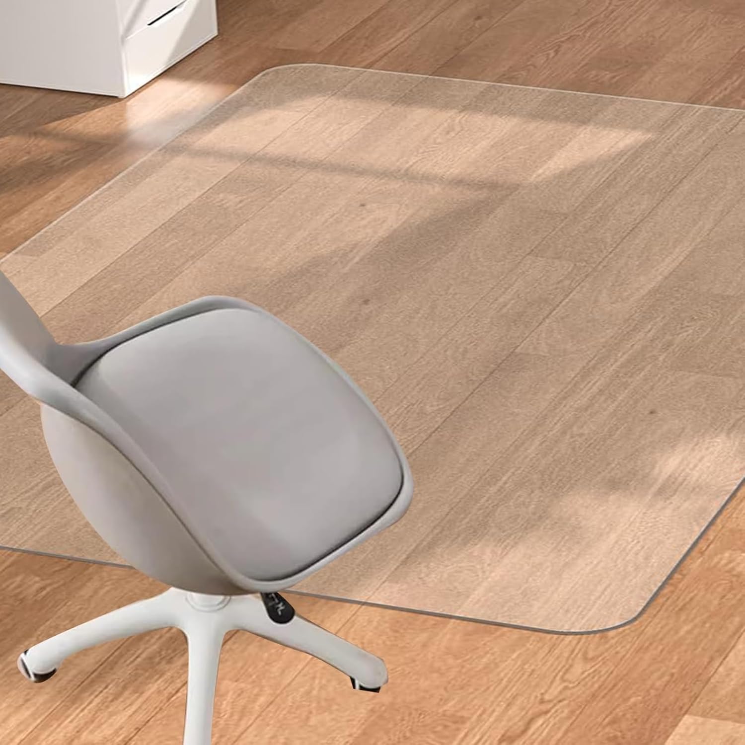 Office Chair Mat for Hardwood Floor,28 x 55 inch,Clear Computer Desk Chair Mat, Transparent Floor Mats, Desk Mat Thick for Kitchen/Computer Table/Furniture