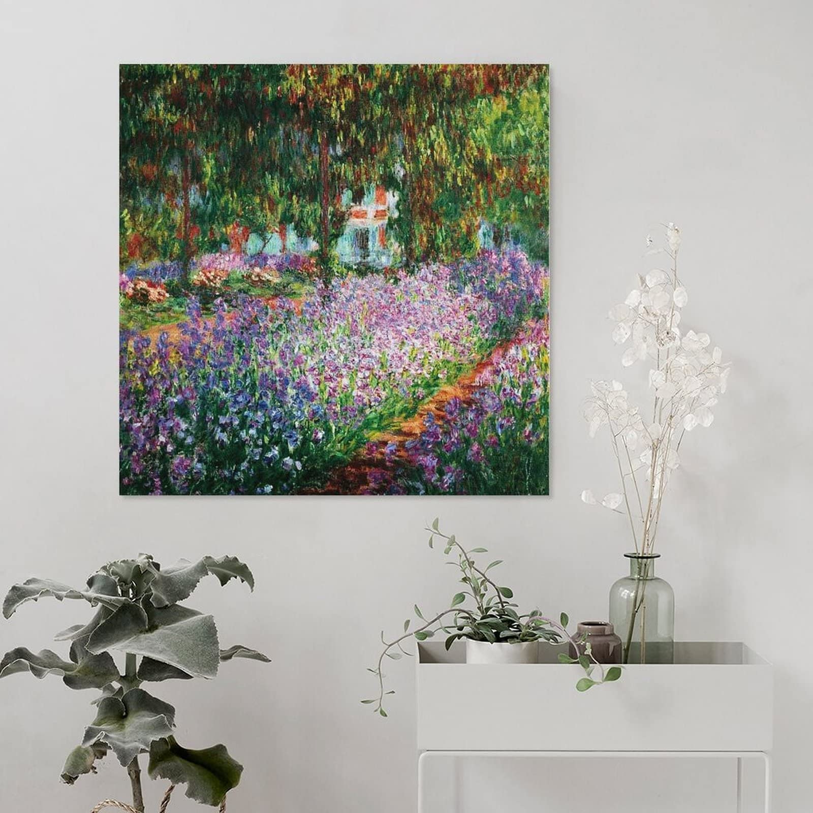 MONET　モネ　大型　絵画　1900年　ジヴェルニーのモネの庭 MONET モネ 大型 絵画 1900年 ジヴェルニーのモネの庭 MONET