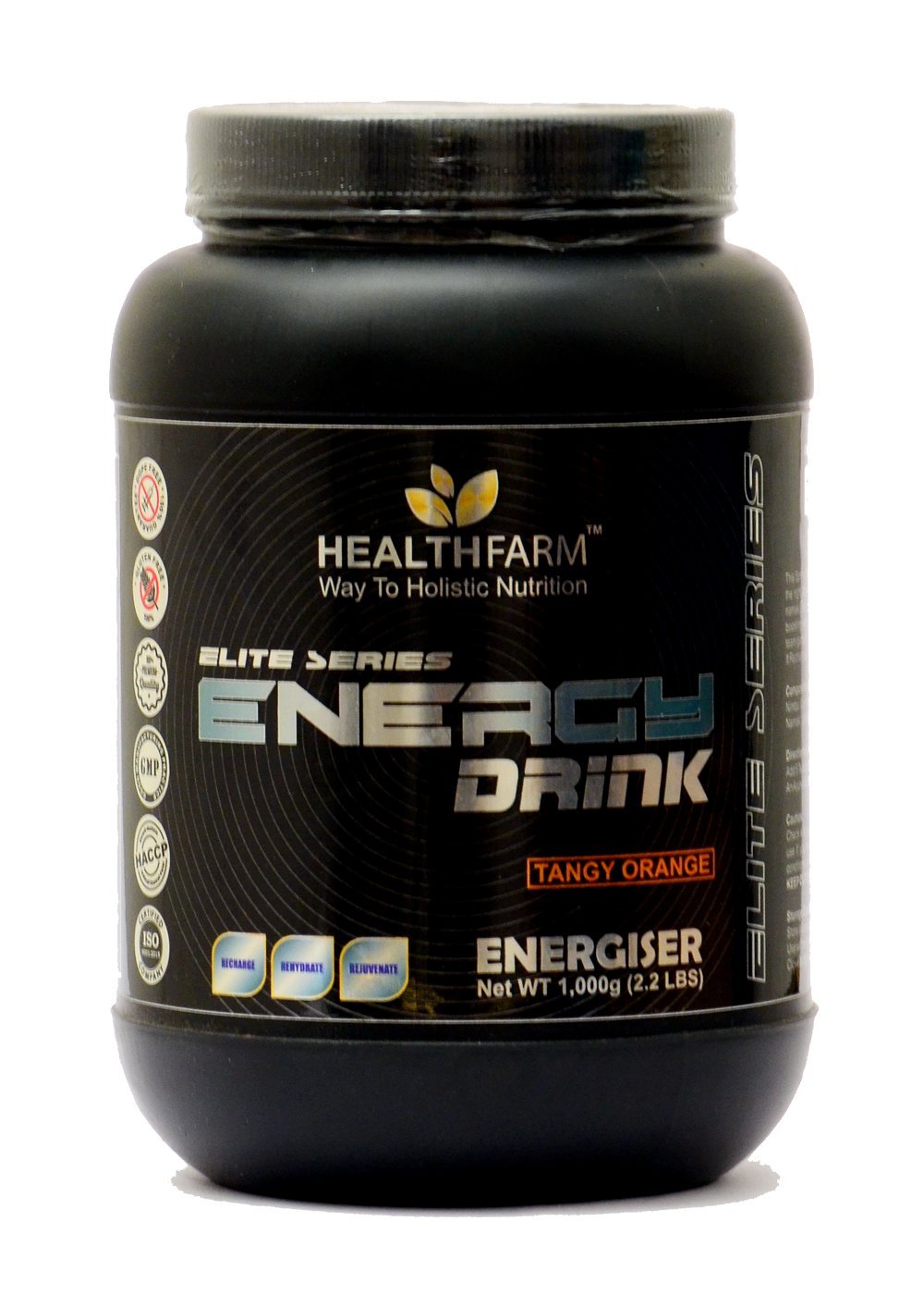HealthFarm Energy Drink (Tangy Orange) 1kg / 2.2lbs Amazon.in