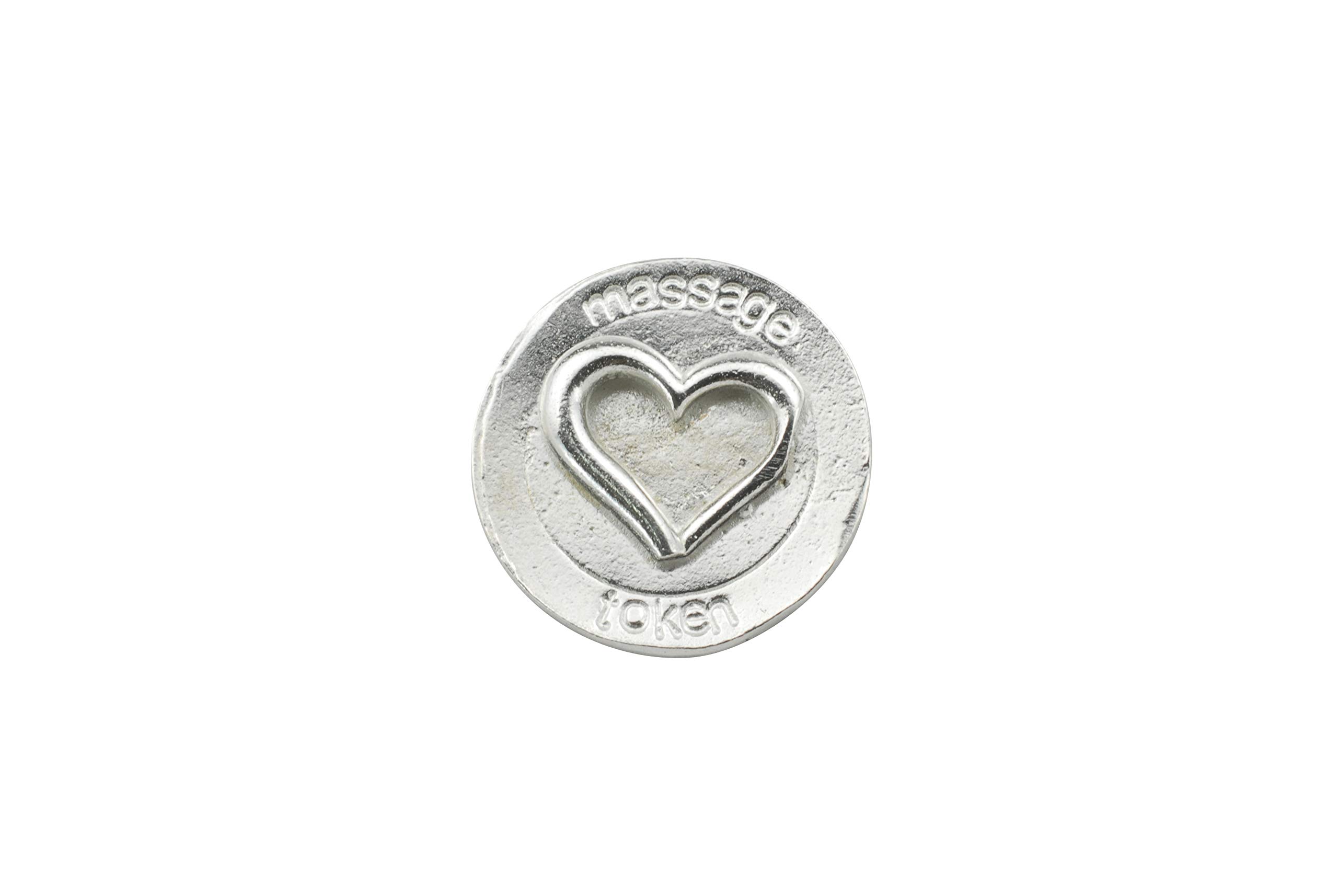 Pirantin Silver Massage Love Token - Gift For Wife, Girlfriend, Husband,- Love Wallet Token