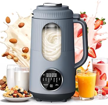 Automatic Nut Milk Maker Machine, Soy Milk Maker, Countertop Blender