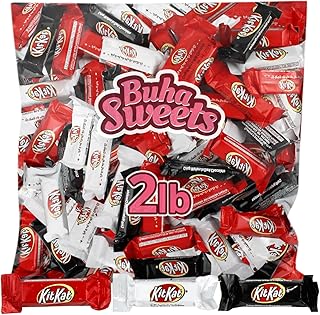 KIT KAT Miniatures Assorted Chocolate and White Creme Wafer Candy Bars in Bulk for Party Favors - Individually Wrapped Kit...