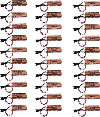 BAOBUTE (30-Pack) Fuji FDK CR8.LHC 3V 3000mAh Lithium Battery for TOTO TH559EDV410R Industrial Control Automatic Batteries