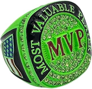 Discount Sports Rings MVP ALL SPORT RING - NEON GREEN BODY Premium Ring