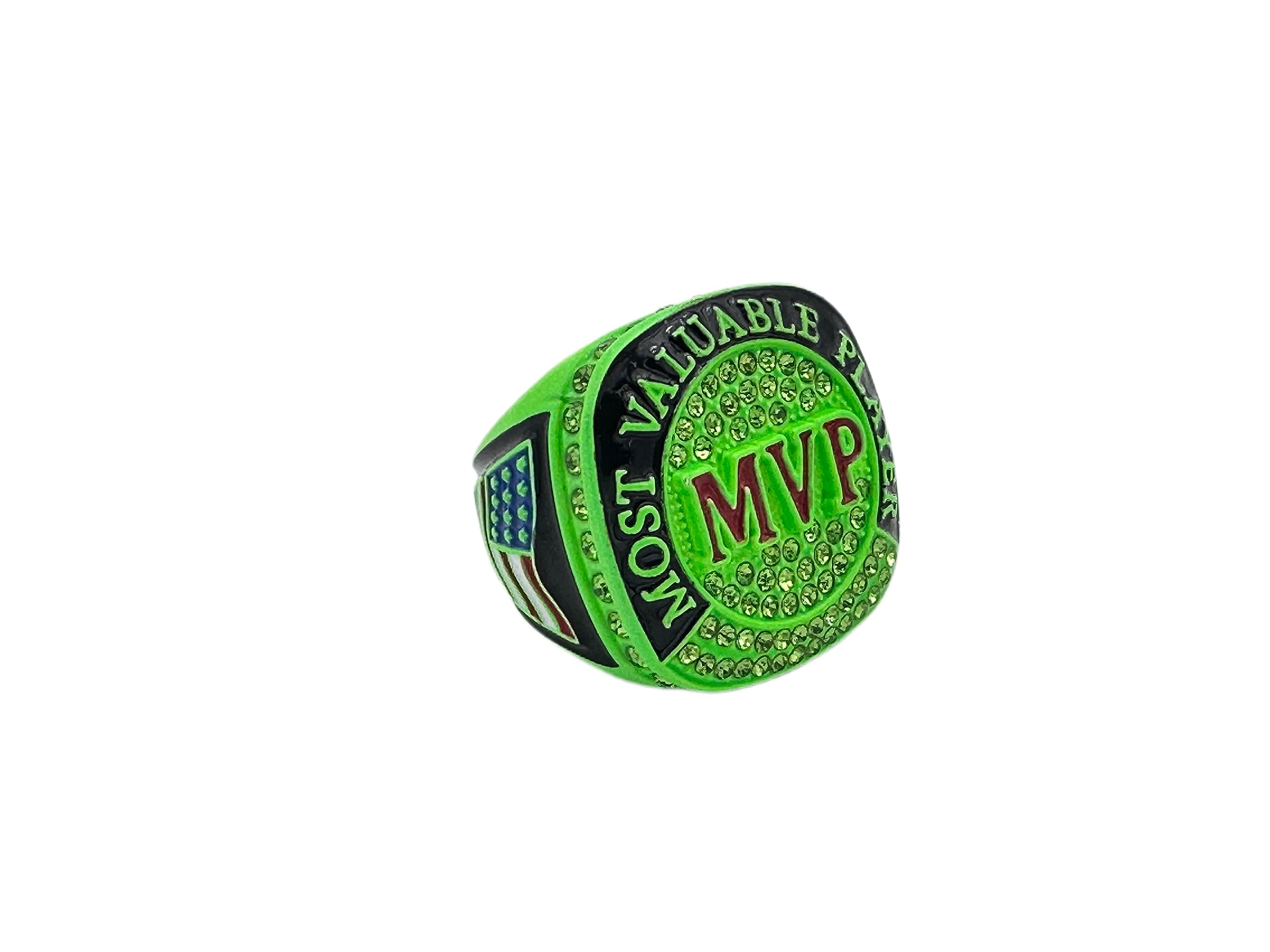Discount Sports Rings MVP ALL SPORT RING - NEON GREEN BODY Premium Ring