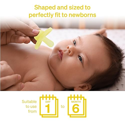 Miniatura 4 de Love Noobs Chupete de silicona completa, 4 chupetes, chupetes de 0 a 6 meses, chupetes para recién nacidos sin BPA, chupetes de silicona, chupete