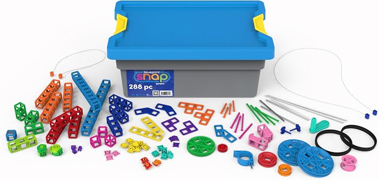 Sphero Blueprint Snap   Mechanical Engineering Kit for Kids | Build Simple Machines & Learn Design Thinking | STEM Learning Toy | Ages 8+