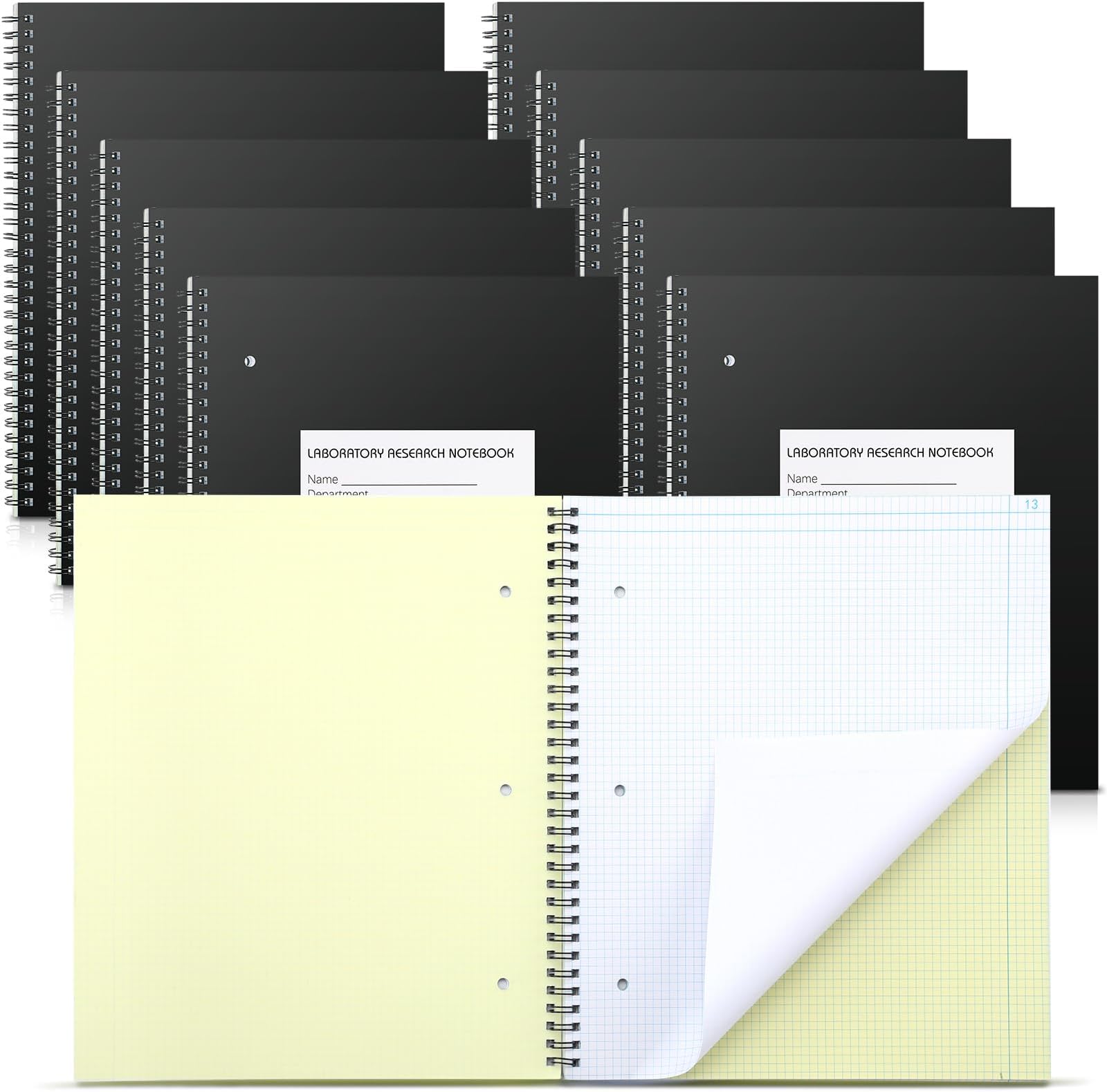 Amazon.com : Dunzoom 10 Pcs Carbonless Lab Notebooks Carbonless Copy ...