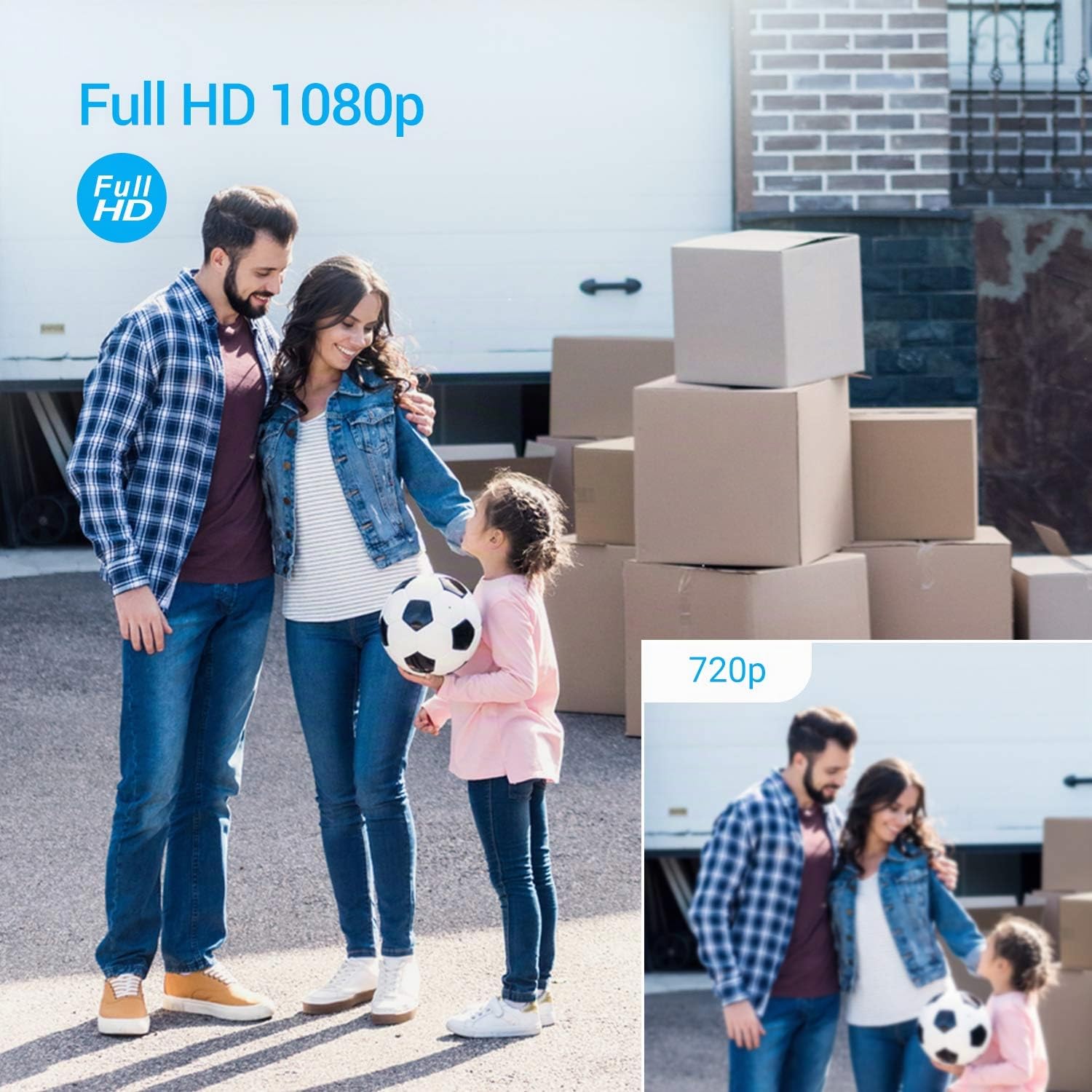 EZVIZ C3WN Telecamera WiFi Esterno 1080p Versione Videocamera Sorveglianza da Esterno con Visione Notturna Fino a 30M, Doppia Antenna Wi-Fi, Notifiche in Tempo Reale, IP66, Compatibile con Alexa
