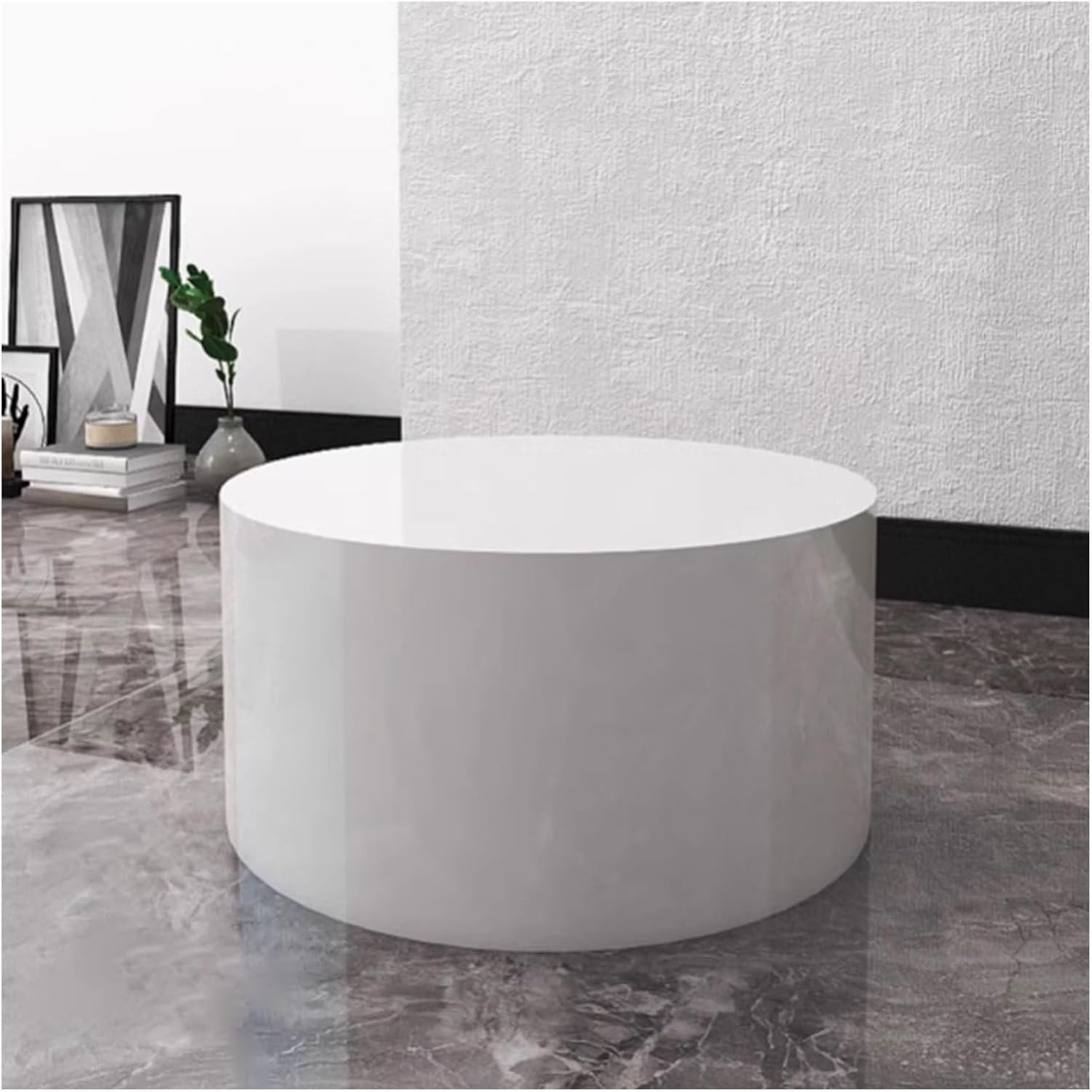 Round Display Pedestal Stand, Stable Dessert Table Riser, Showcase Column for Clothing Store Mannequins, Prop Pillar Base (60x15cm) - Ideal for Events & Retail Displays