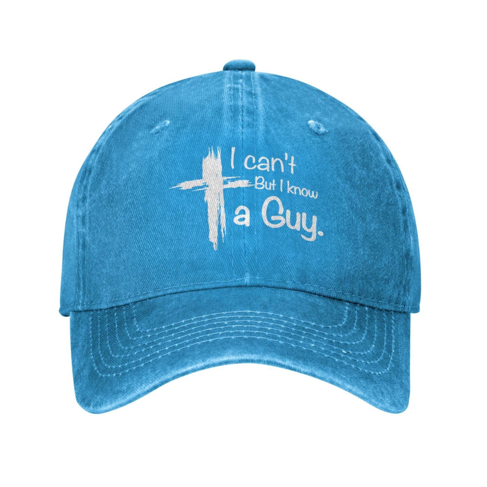 galagroFunny Hat I Can't But Know an Guy Hat Men Baseball Cap Graphic Cap