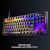 SteelSeries Apex Pro TKL Gen 3 - Gaming Keyboard - Hall Effect Switches; OmniPoint 3.0 - Adjustable Actuation - Game-Ready Presets - Rapid Trigger, Protection Mode, Rapid Tap/SOCD - American QWERTY - 11
