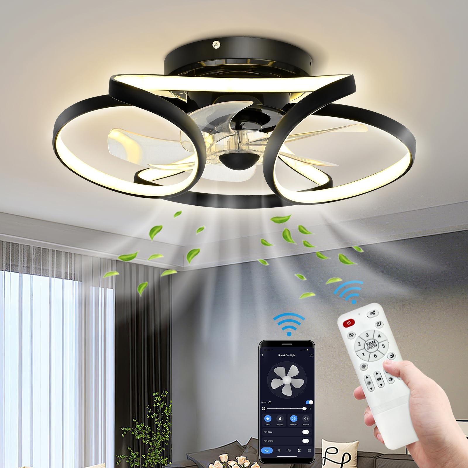 Lampe Mit Ventilator Und Fernbedienung