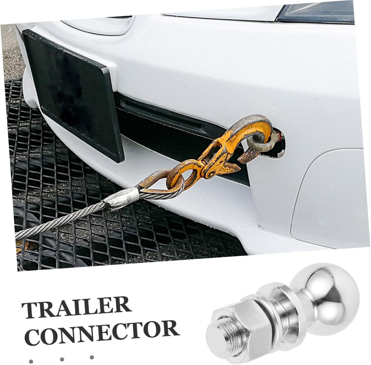 6000lbs Trailer Hitch Tow Connector for Capacity Heavy Duty -Resistant Design for Rv Yacht and Trailer Towing and Replacement Accessory