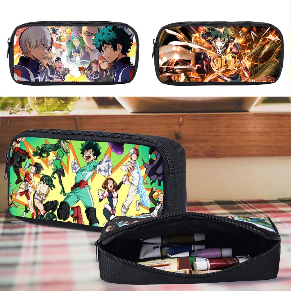 Trousse Italienne Grande Capacité - Porte-Stylo, Cosmetics - Motif Dessin Animé Pour Enfants, Étudiants - 4