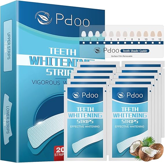 White Strips for Teeth Whitening No Sensitive, Easy to Use Whitening