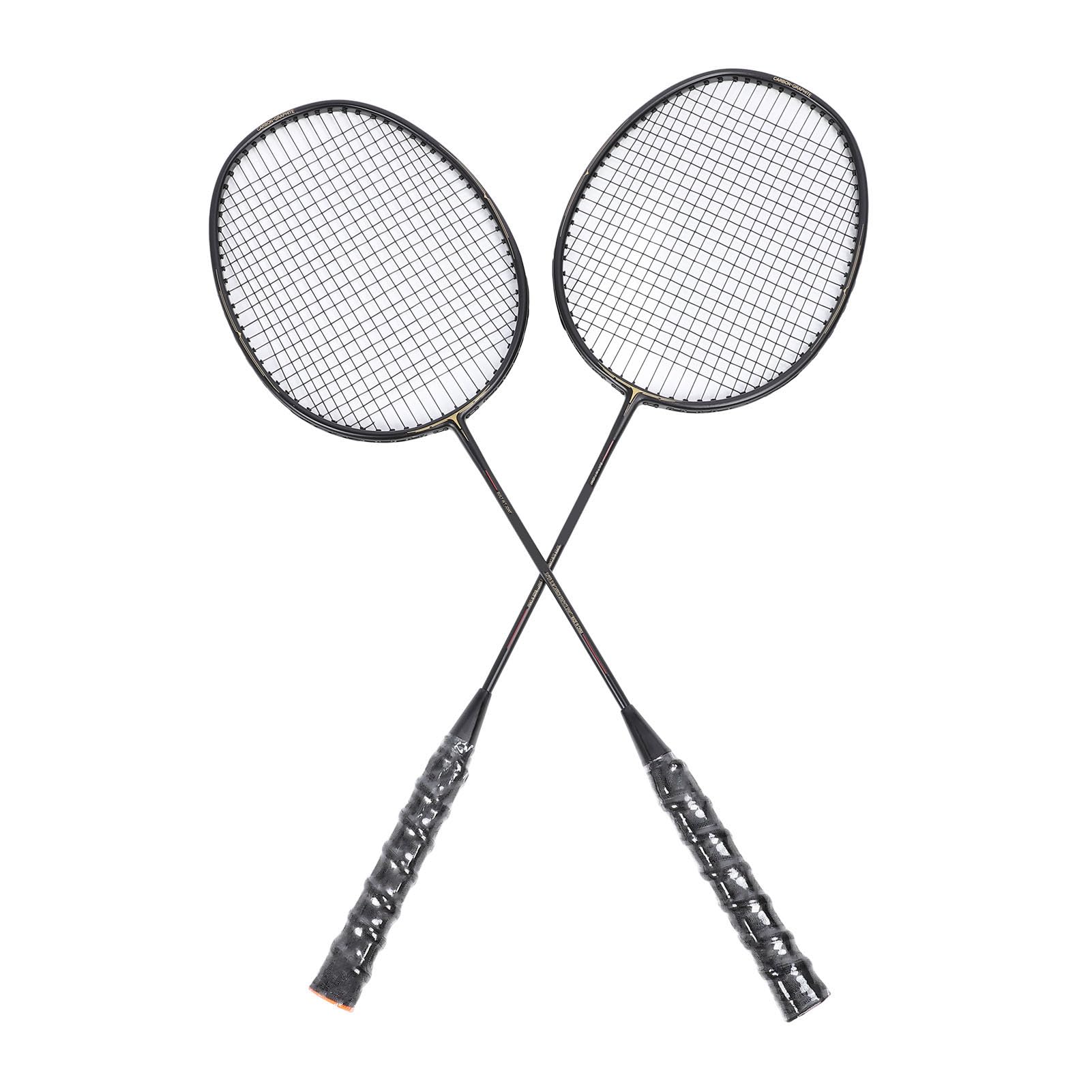 Set di Racchette da Badminton in Alluminio Al Carbonio Leggero per Allenamenti e Partite a 2 Giocatori, Include Borsa per il Trasporto