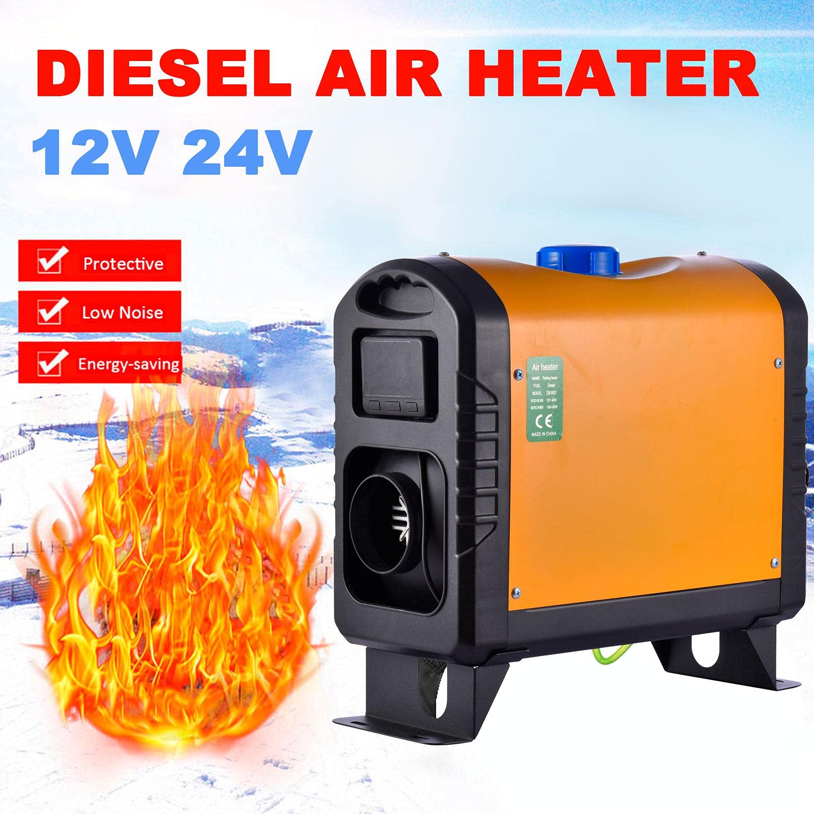Amazon.co.jp: FFヒーター 軽油ヒーター 12V/24V 5KW ディーゼル 0.1