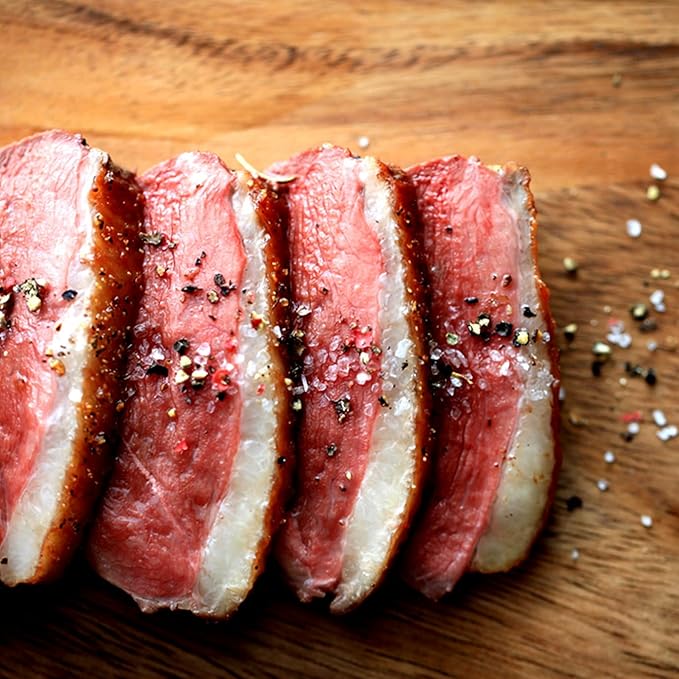 豊代 岩手県の田野畑村で育った鴨【岩手がも】【全飼育期間 抗生物質や合成抗菌剤は一切不使用】【豊代オリジナルレシピ付き】 (岩手がもロース 【300~350g×1個】)