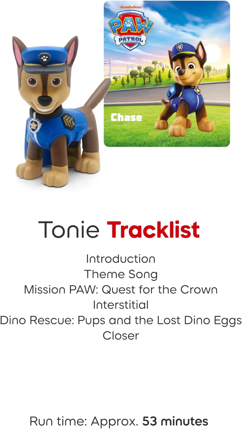 Toniebox 2 Audio Player PAW Patrol Bundle for Kids 3+ with Chase, Marshall, Skye, and Liberty - Sky Blue