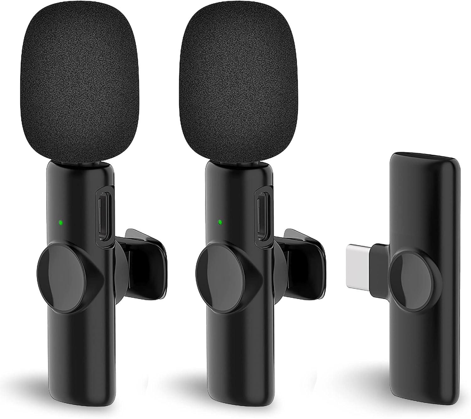 Rainsand 2 Pack Wireless Microphone for TypeC Android (2