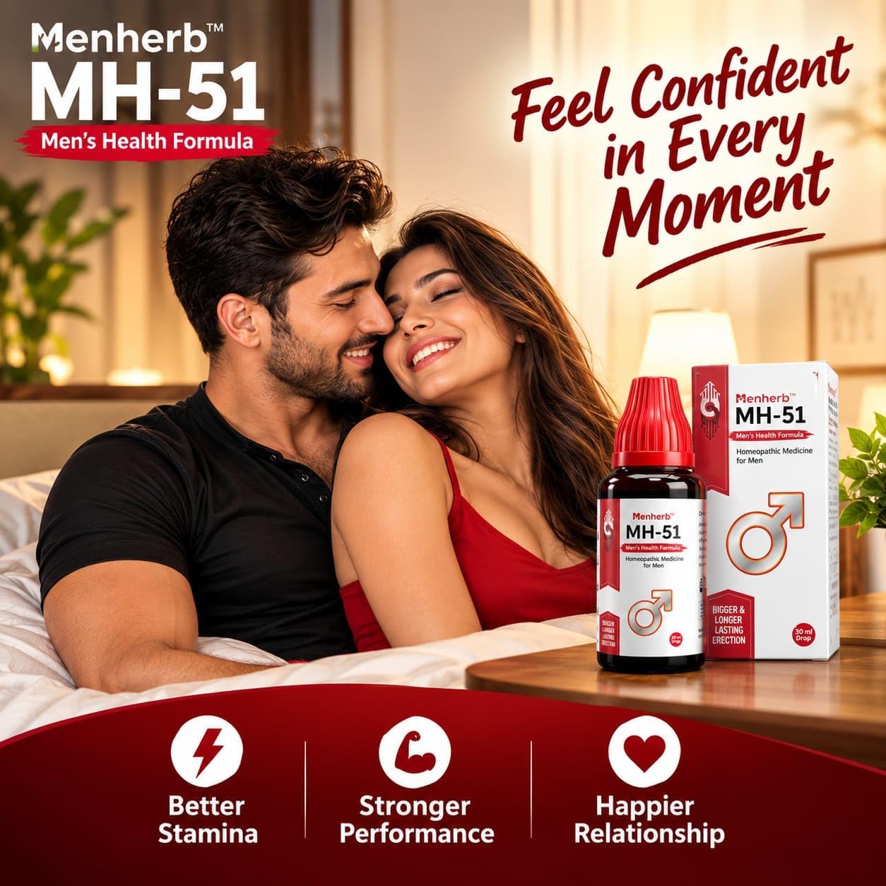 Menherbb MH-51 Men's Health Formula Drops | Natural Daily Wellness, Vitality & Stamina Support for Men | Herbal Energy Booster | 30 ml — Amazon image 3