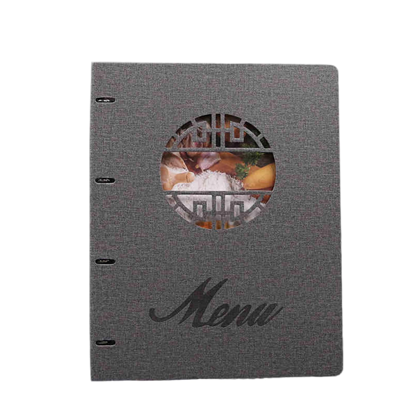 Porta Menus Restaurante,Funda para Cartas De Restaurantes,Protectores De Menu,FáCil De Limpiar,Ahuecar,Posibilidad De AñAdir Insertos,Funda para Cartas CafeteríAs Restaurantes