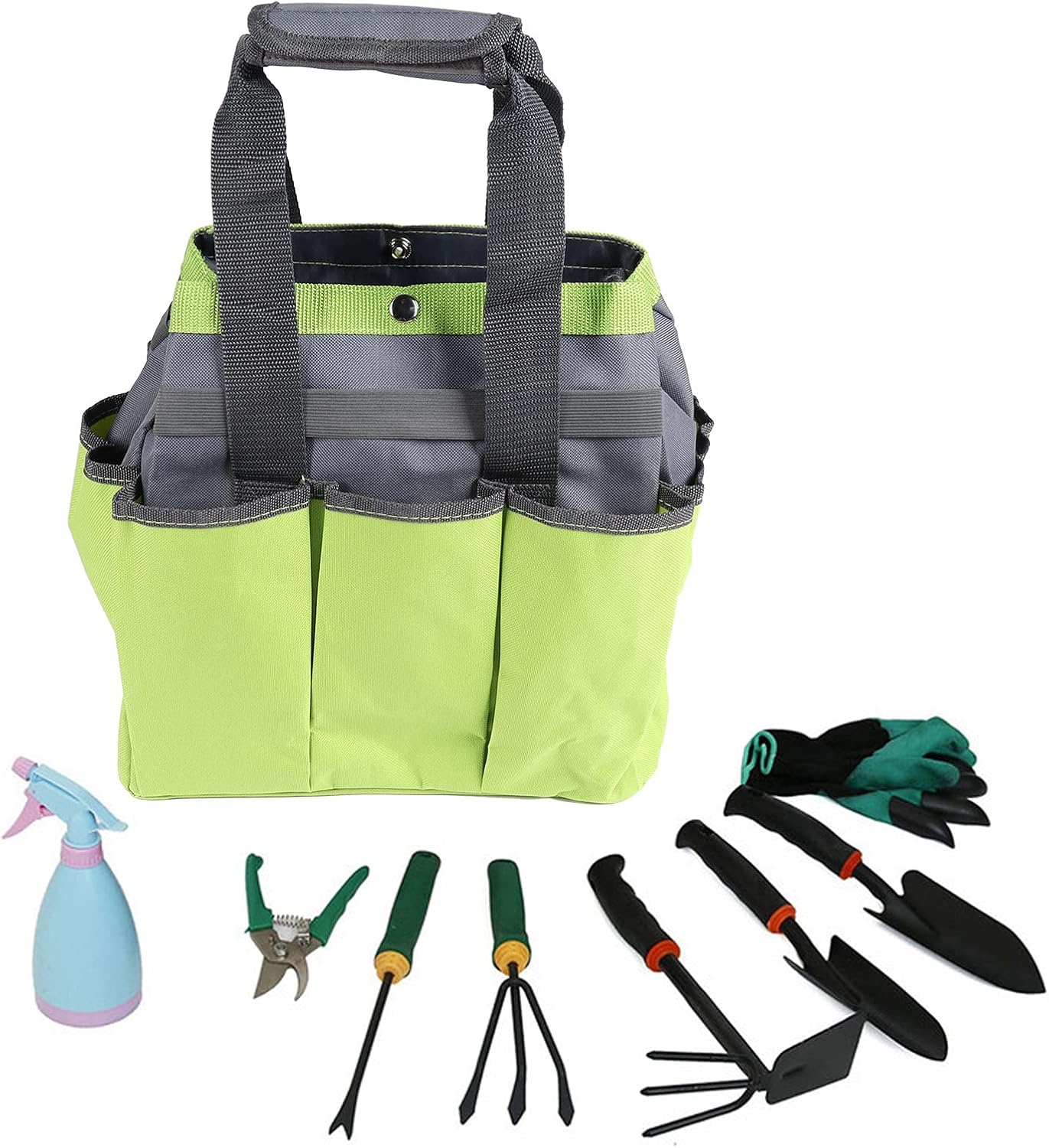 Amazon.co.jp ガーデンツールキットホルダー ガーデニング収納トート ガーデンツールバッグ ツール収納バッグ 大容量 植栽用 屋