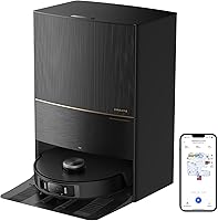 Vista 1 de DREAME Aspiradora L30 Ultra Robot, trapeador de agua caliente de 136 °F, autosecado, fregona extendida, elevación, recarga, vacío automático