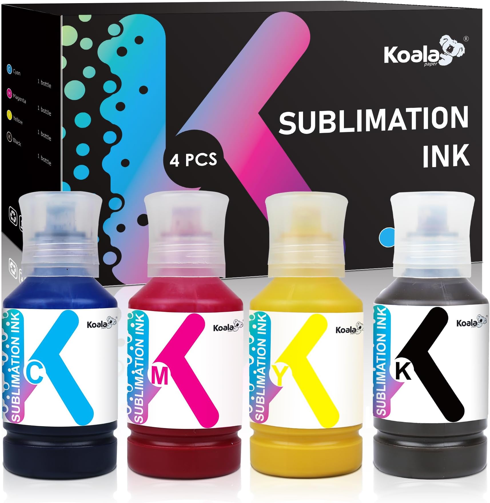 400ml Sublimatie Inkt Set Compatibel met 16 of 16XL Inktpatronen