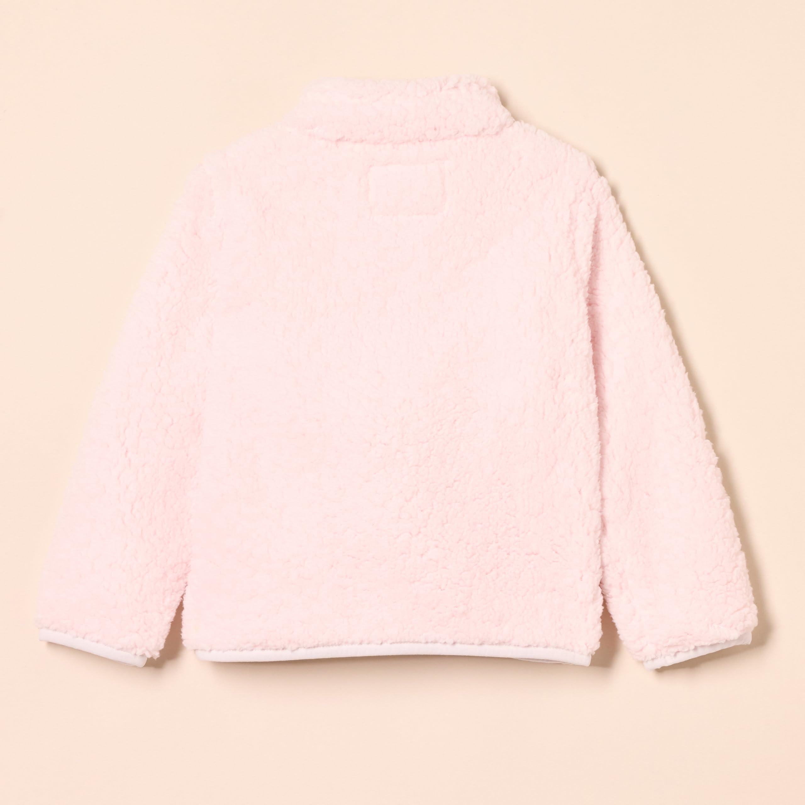 Amazon Essentials Mädchen Sherpa-Fleece-Jacke Viertelreißverschluss