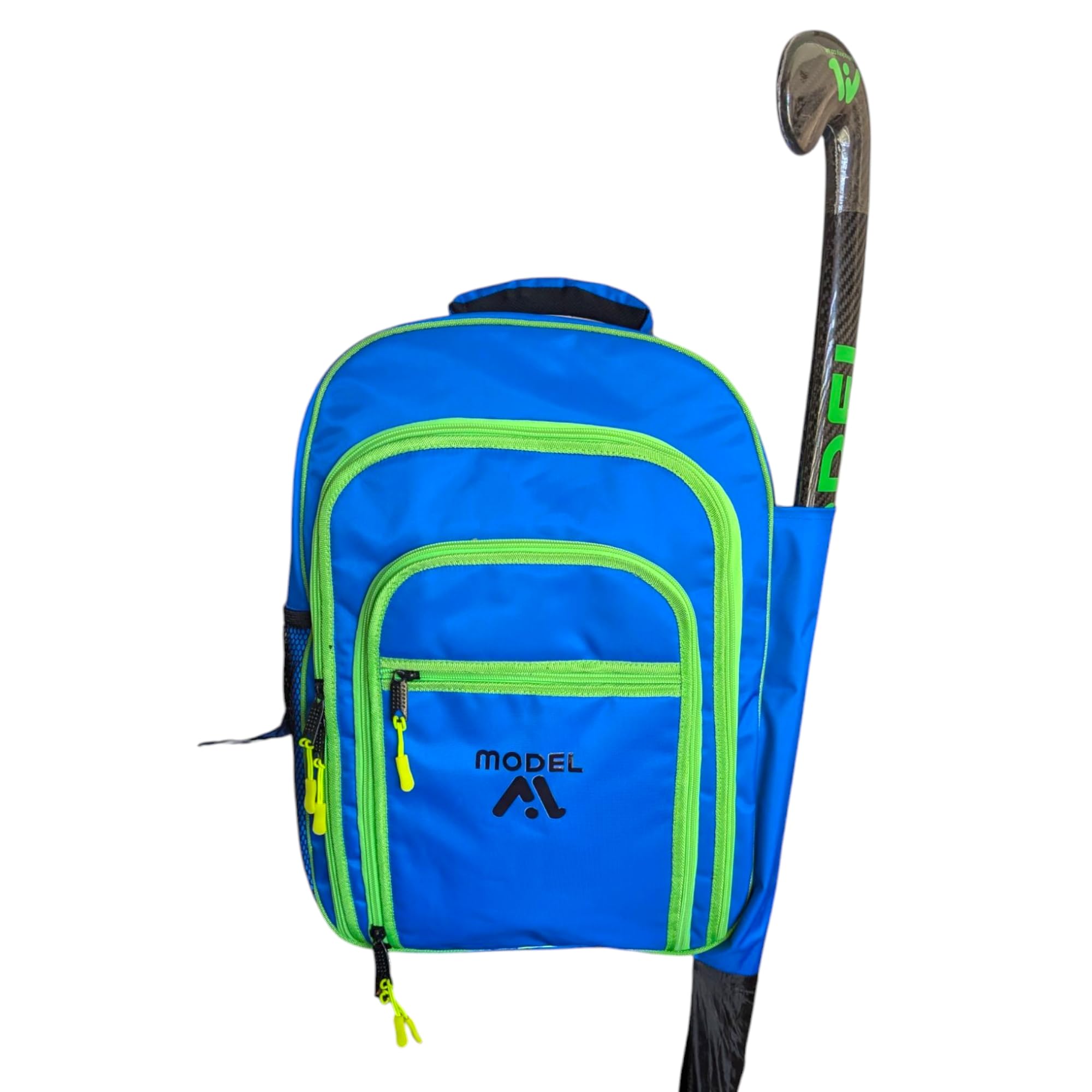 MODEL Hockey-Rucksack, mehrere Fächer, Größe L, verstellbare Rückengurte mit Stockhalter
