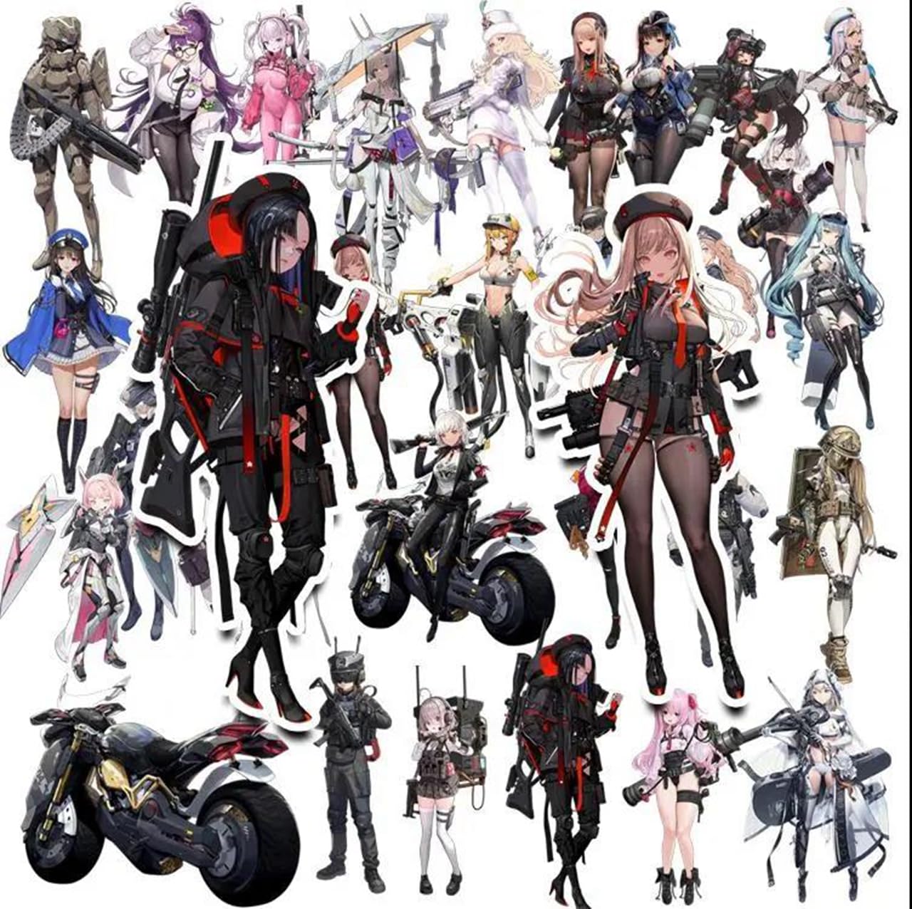 Amazon.co.jp: UWU 勝利の女神:NIKKE ステッカー ニケ メガニケ 73枚