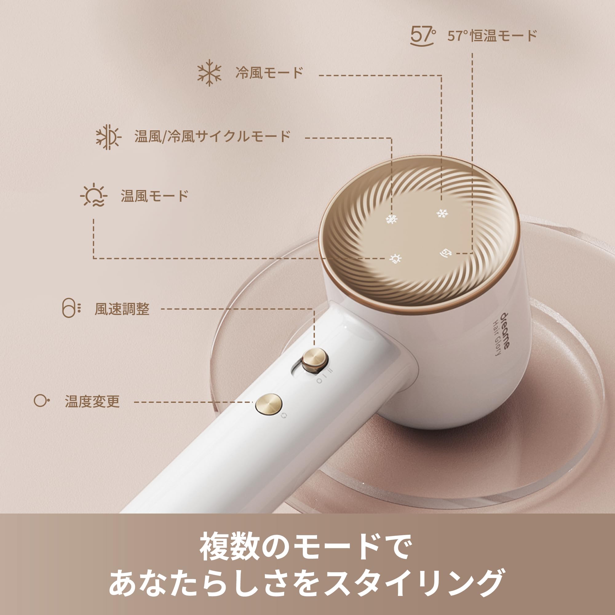 Amazon.co.jp: Dreame: ドライヤー