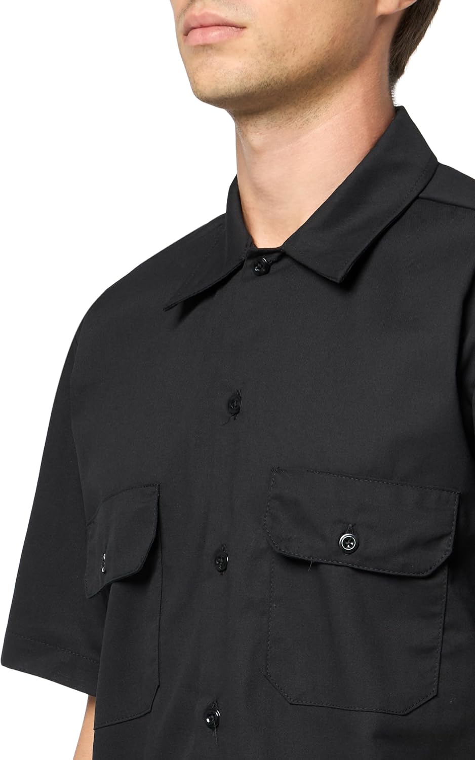 Dickies Mens Short-Sleeve Flex Work Shirt Slim Fit - P - Image 3
