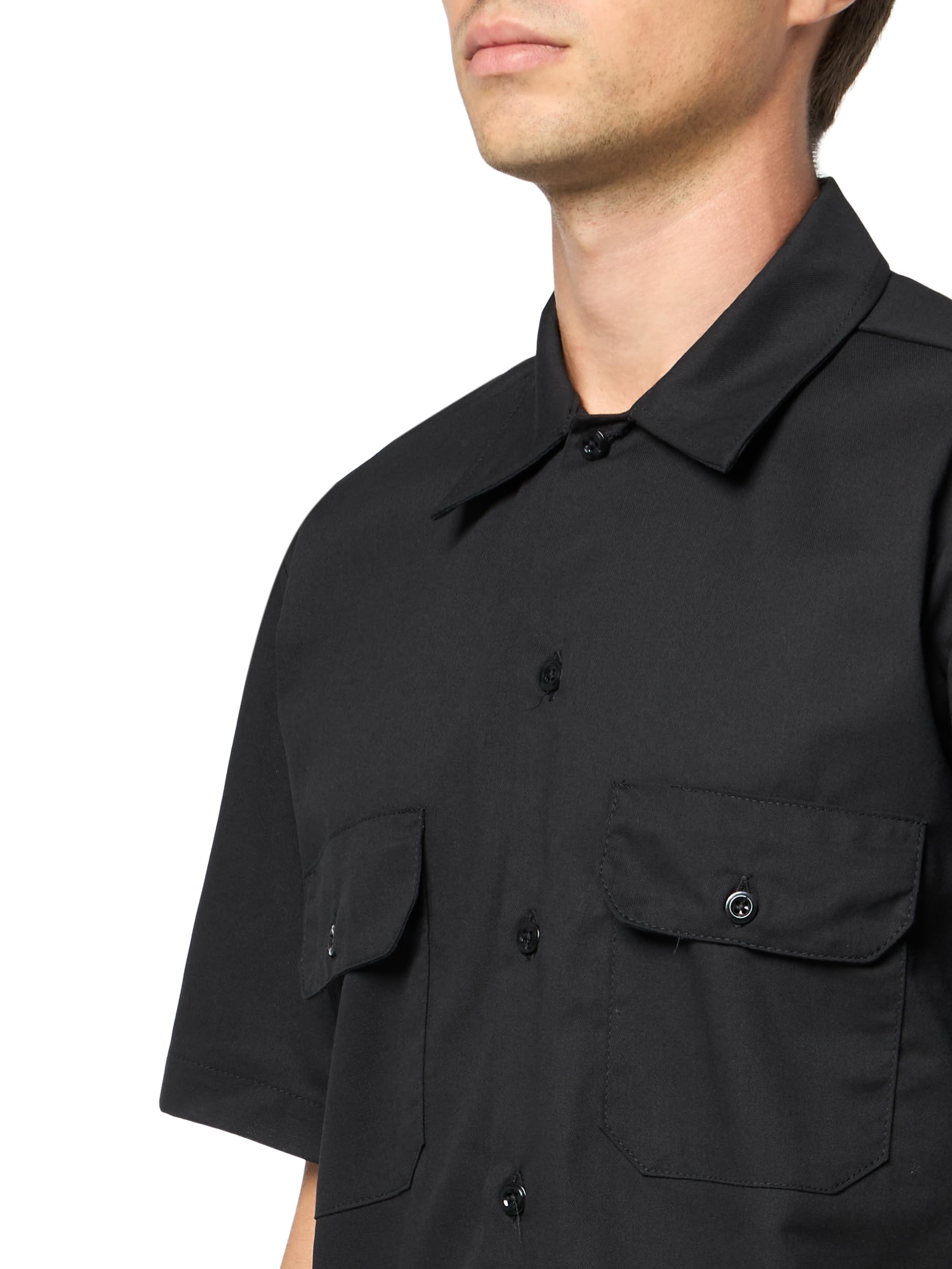 Dickies Flex Slim Fit Short Sleeve Work Shirt Camicia da Lavoro a Maniche Corte Flex Slim Fit Uomo (Pacco da 1)