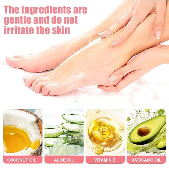 2Pcs Urea Cream 60% for Feet & Dry Cracked Skin, Cracked Heel Repair Stick Maximum Strength Moisturizing Foot & Hand Balm, Repair Creams for Dry Feet, Knee, Elbow and Hand