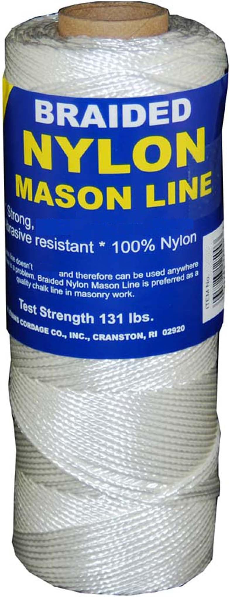 T.W. Evans Cordage 85-063 Rope, 3/8 in Dia, 300 ft L, 407 lb Working Load, Nylon