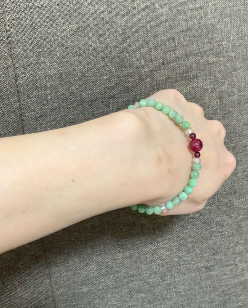 Amazon.co.jp: エメラルド＆スタールビー＆シトリン＆ロードライト 