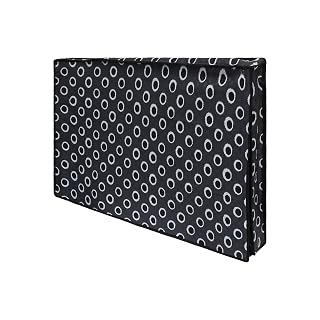 DREAM CARE Double Use - Transparent & Printed Flap - 32 Inches LED TV Cover, Waterproof LED TV Cover for (LG, Samsung, Vu, Mi, Realme, TCL, Croma), SA17