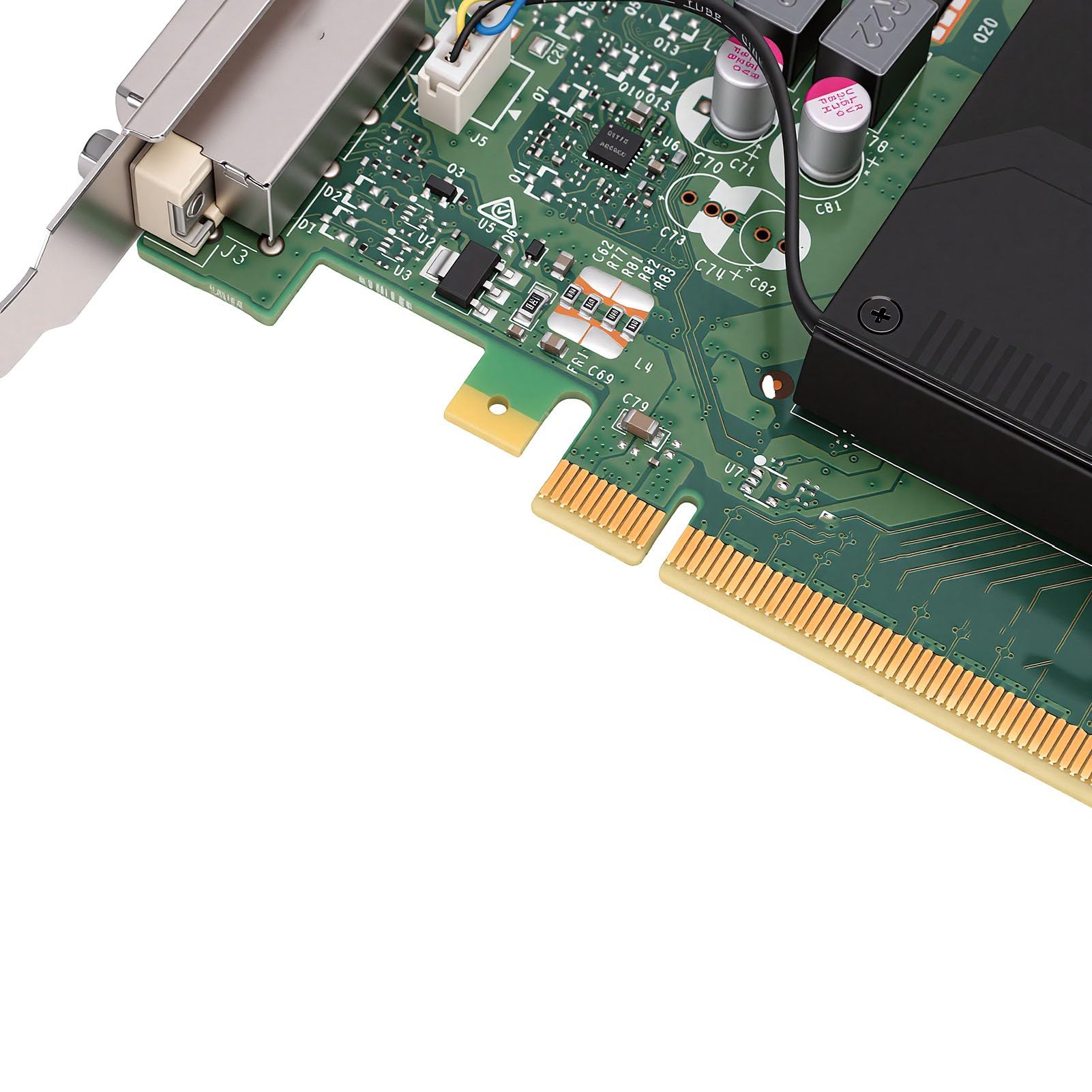 VBESTLIFE 640-rdzeniowa Karta Graficzna, 4 GB GDDR5, 128-bitowa PCIe 2.0 X16 do Renderowania Modelowania CAD 3D, z Podwójnym Portem DisplayPort i DVI