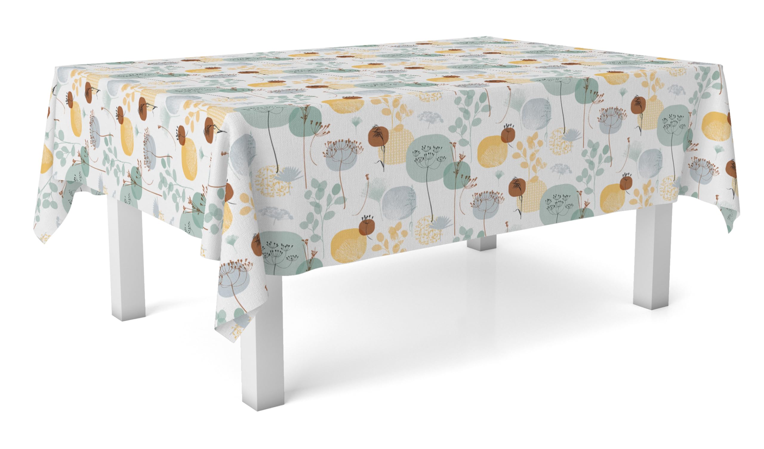 Martina Home Tablecloth Oilcloth Serpis Turquoise 140 Round